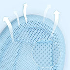 Kit Baño Cuidado Bebe Regadera + Termómetro + Malla Bañera