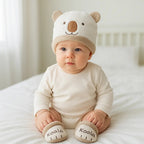Kit De Calcetines + Gorro Invierno Bebe, Frío Gav Import