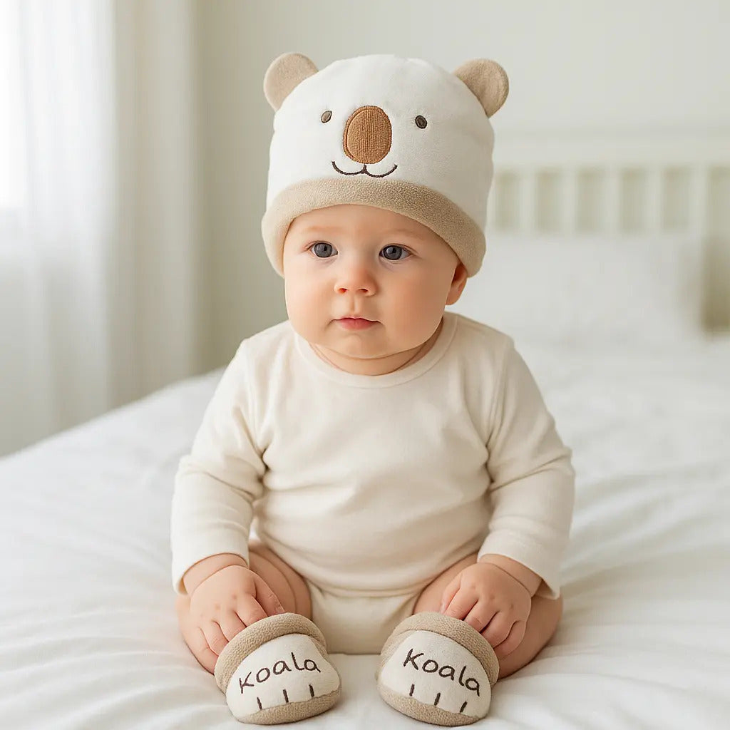 Kit De Calcetines + Gorro Invierno Bebe, Frío Gav Import