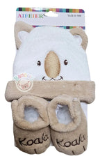 Kit De Calcetines + Gorro Invierno Bebe, Frío Gav Import
