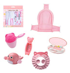 Kit De Baño Higiene De Bebe Con Lima Y Hamaca
