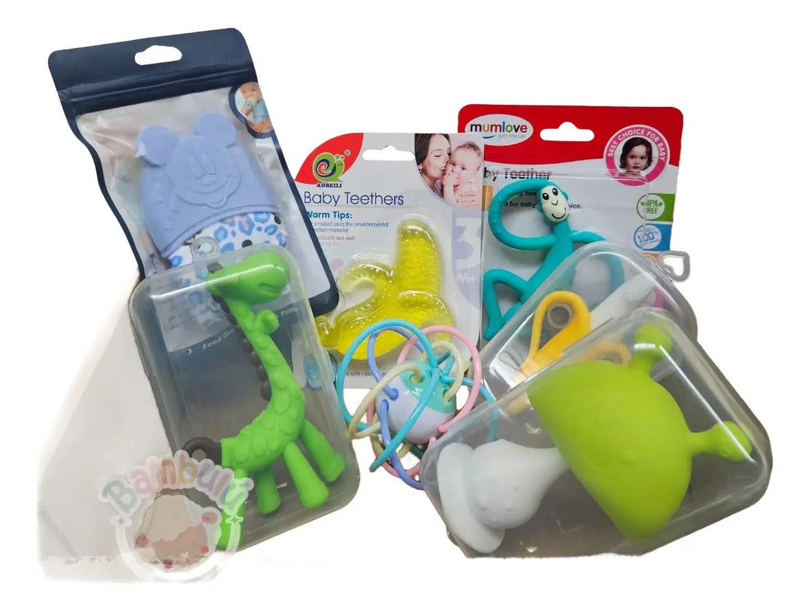 Kit De Mordedores Bebé, Primera Etapa Baby Shower
