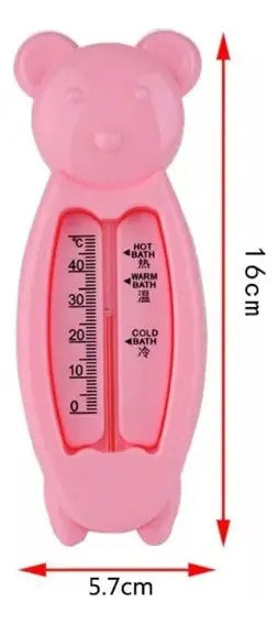 Kit Cuidado Baño Aseo Bebe Cojín + Regadera + Termómetro