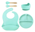 Kit De Alimentación De Silicona Bebe, Plato Babero
