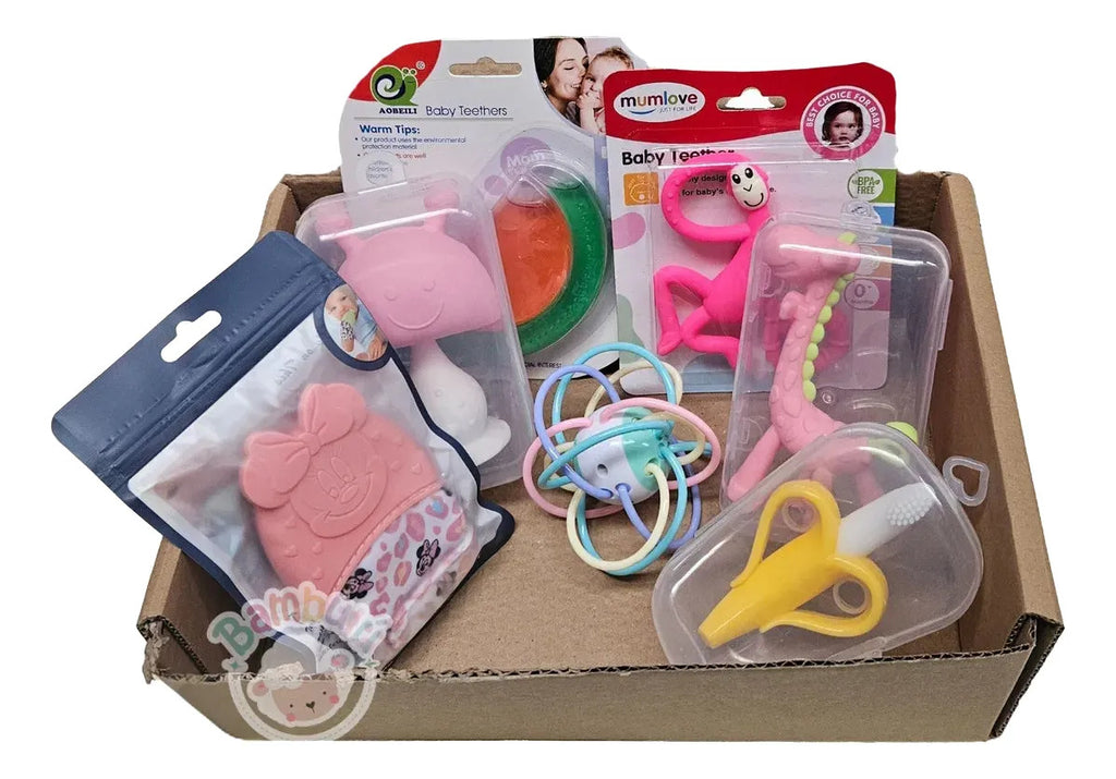 Kit De Mordedores Bebé, Primera Etapa Baby Shower
