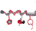 Sonajero Sensorial Colgante Espiral Blanco Y Negro Bebé Gav