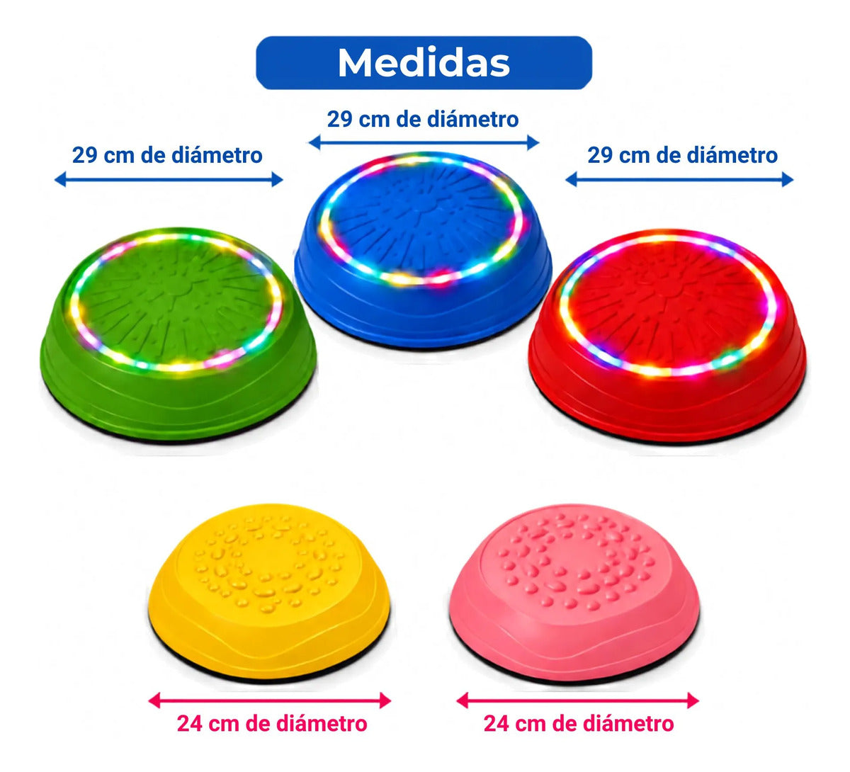 Juguete Piedras Interactivas Sensorial Luz Y Sonido 5 Pzs