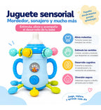 Juguete Mordedor Sonajero Mamadera Sensorial Para Bebés