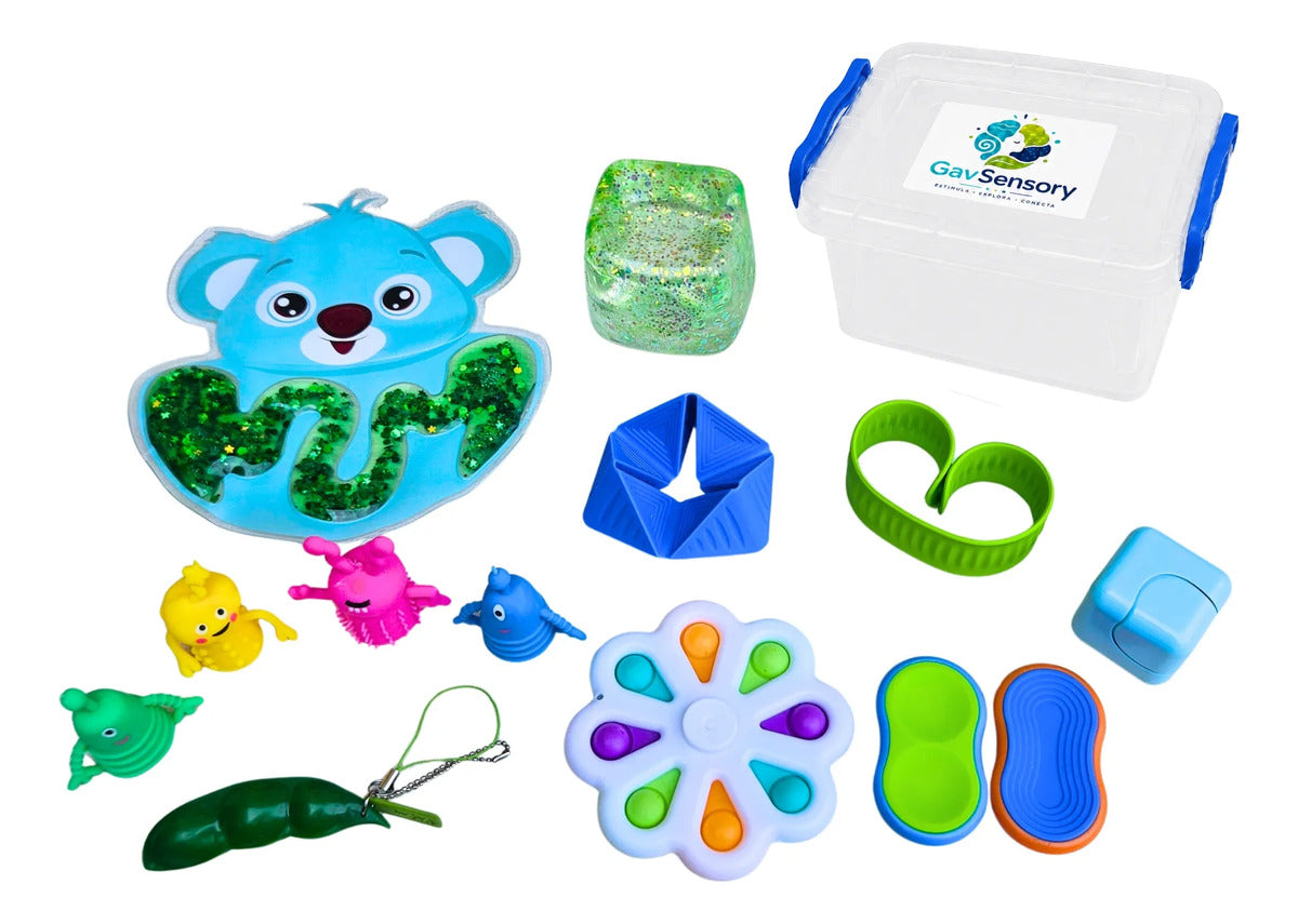 Cajita Sensorial Antiestrés, Niños, Tdah, Autismo
