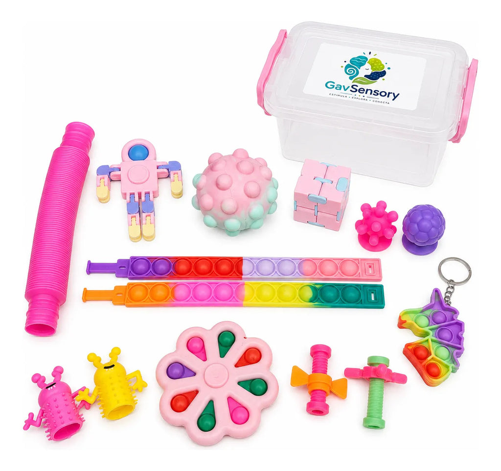 Kit Material Sensorial Antiestrés, Niños Y Adultos, Autismo
