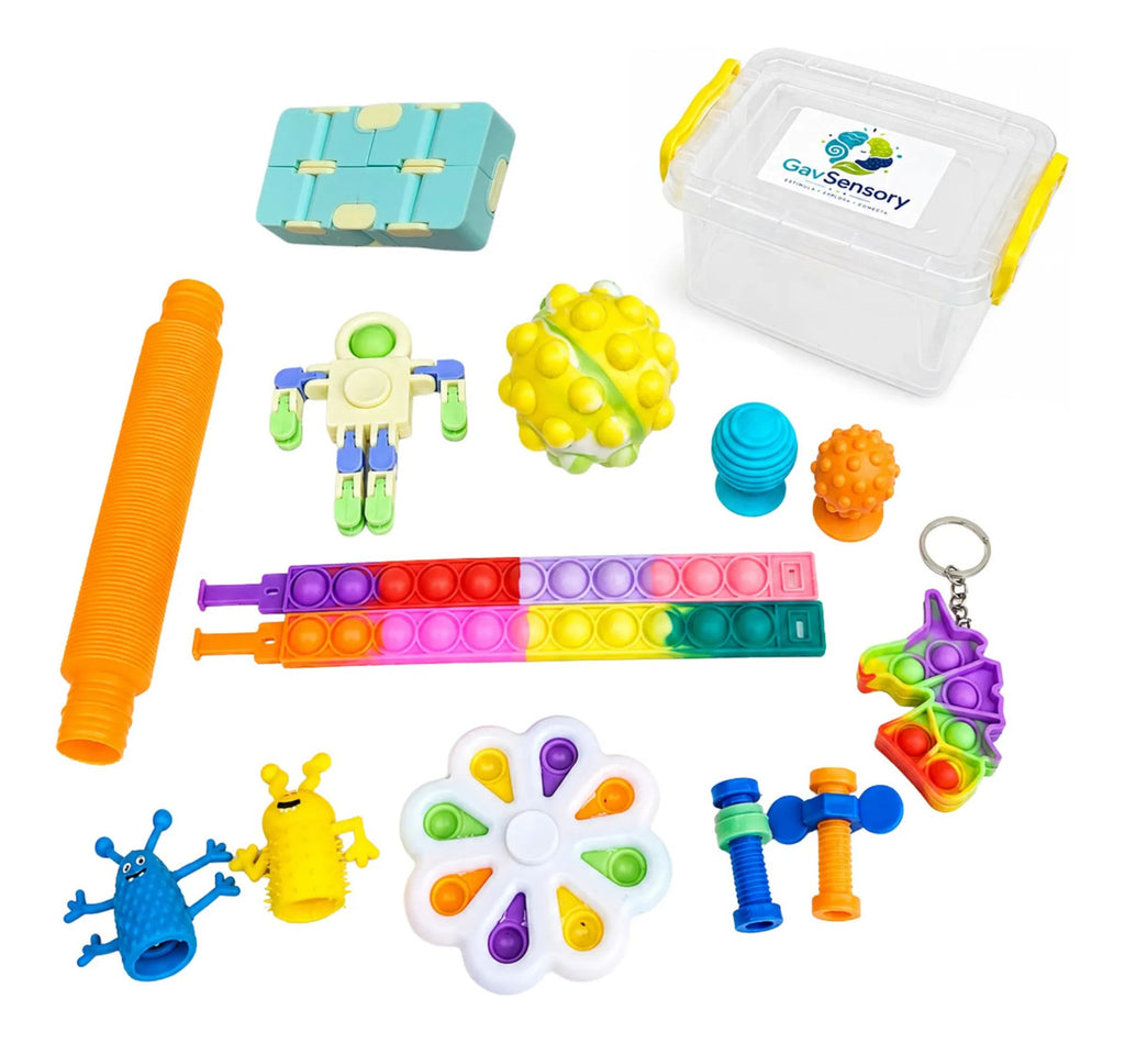 Kit Material Sensorial Antiestrés, Niños Y Adultos, Autismo