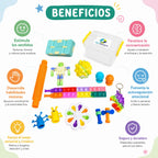 Kit Material Sensorial Antiestrés, Niños Y Adultos, Autismo