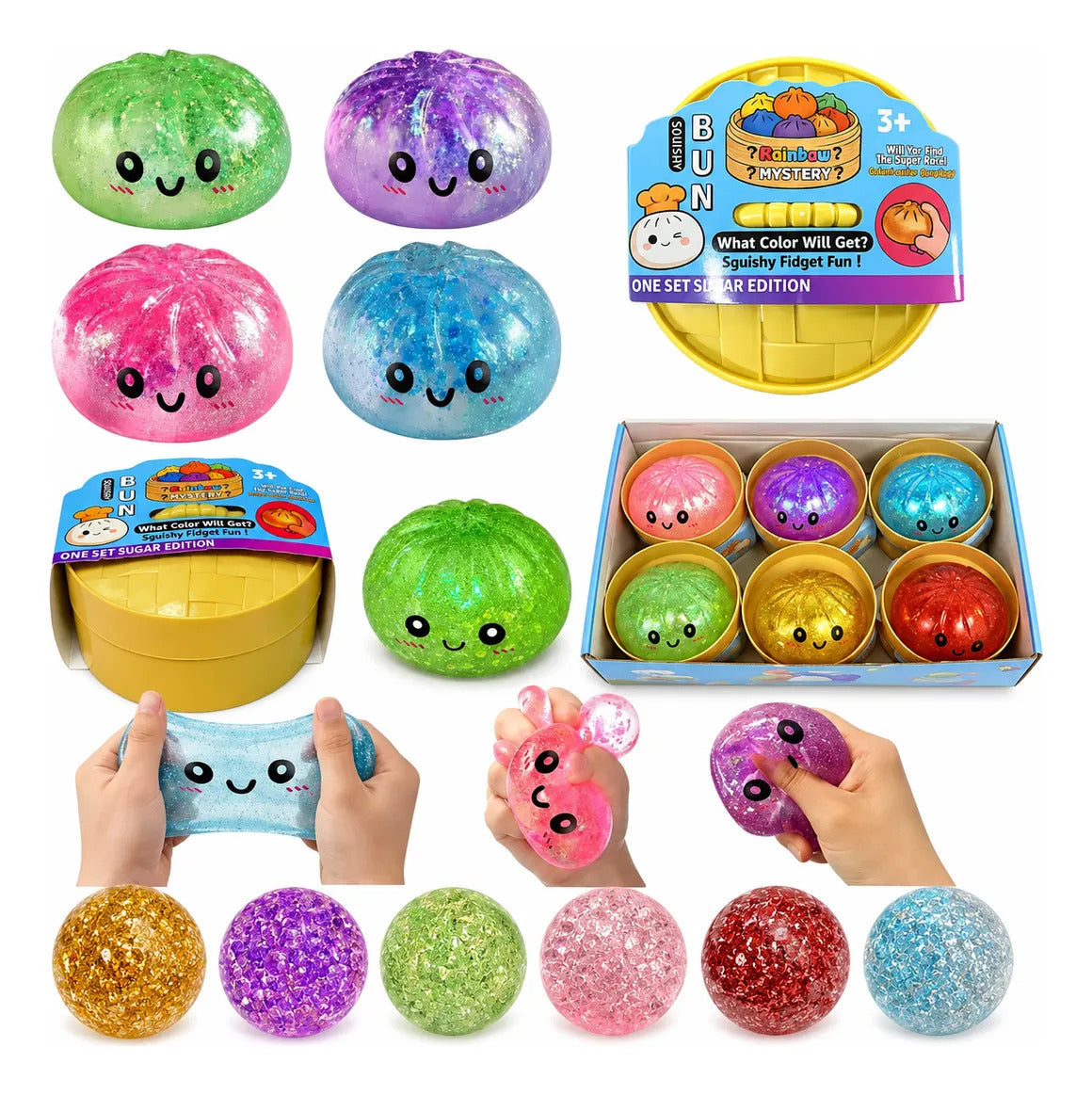 Kit De Juguetes Sensoriales, Squishys Antiestres, Tea
