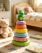 Kit Juguetes Sensoriales Bebe , Torre Silicona + Pelotas Gav
