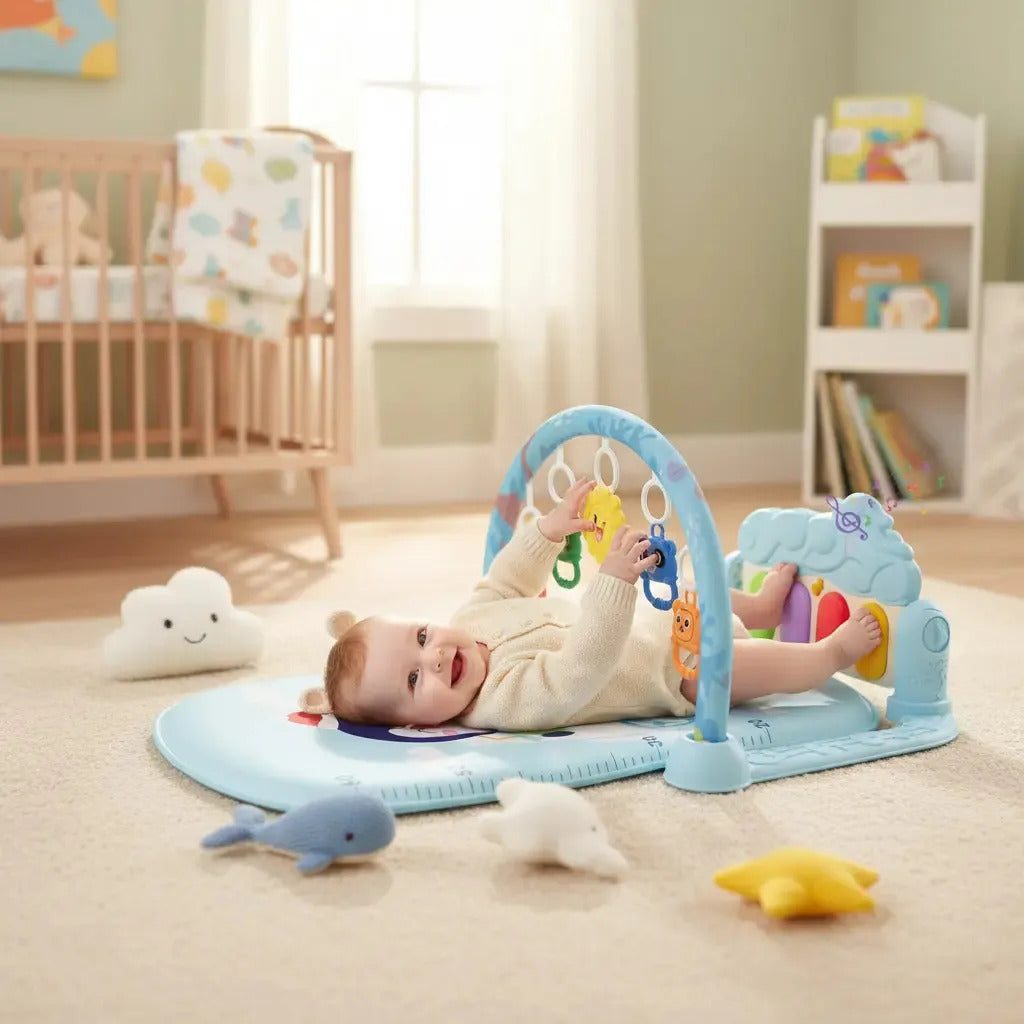 Gimnasio Alfombra Piano Musical Para Bebés, Sensorial