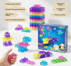 Bloques De Construcción Sensorial De Silicona 40 Pzs