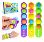 Set De 3 Pulseras Sensoriales Texturizadas, Autismo Tdah