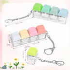 Kit 3 Llaveros Sensorial Teclas Con Luz, Antiestrés, Autismo
