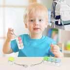 Kit 3 Llaveros Sensorial Teclas Con Luz, Antiestrés, Autismo