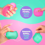 Set 3 Cubo De Hielo, Squishy De Gel Sensorial Antiestrés