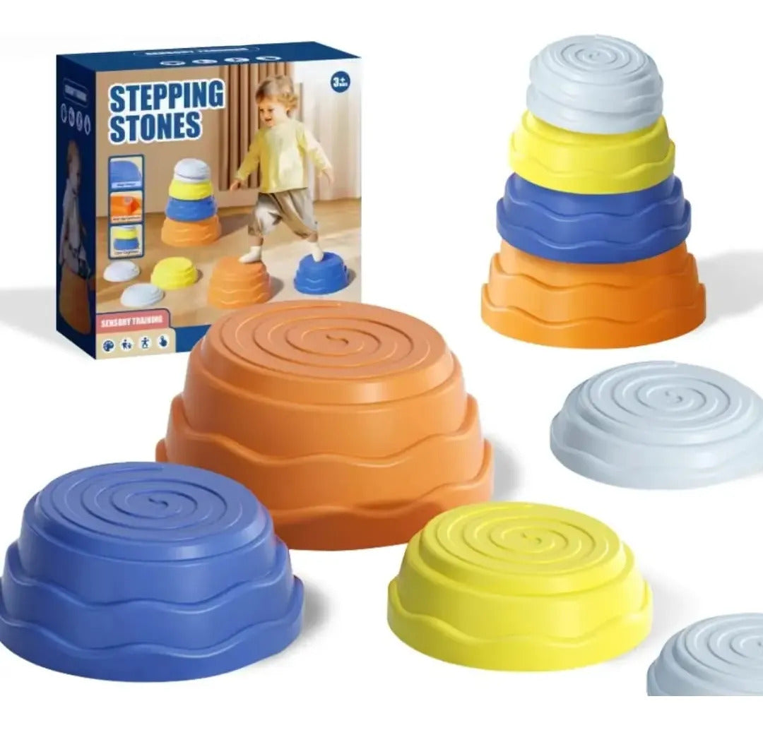 Pack De 7 Piedras Sensoriales De Equilibrio Para Niños