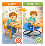 Silla Giratoria Sensorial Reguladora Niños Tea Autismo