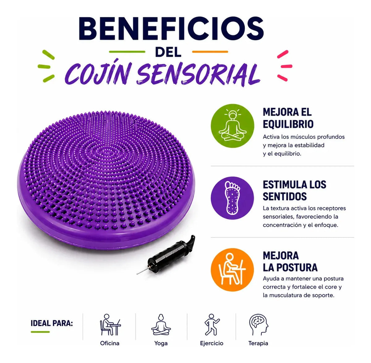 Kit Sensorial Escolar, Antiestres, Regulacion Tea, Tdah