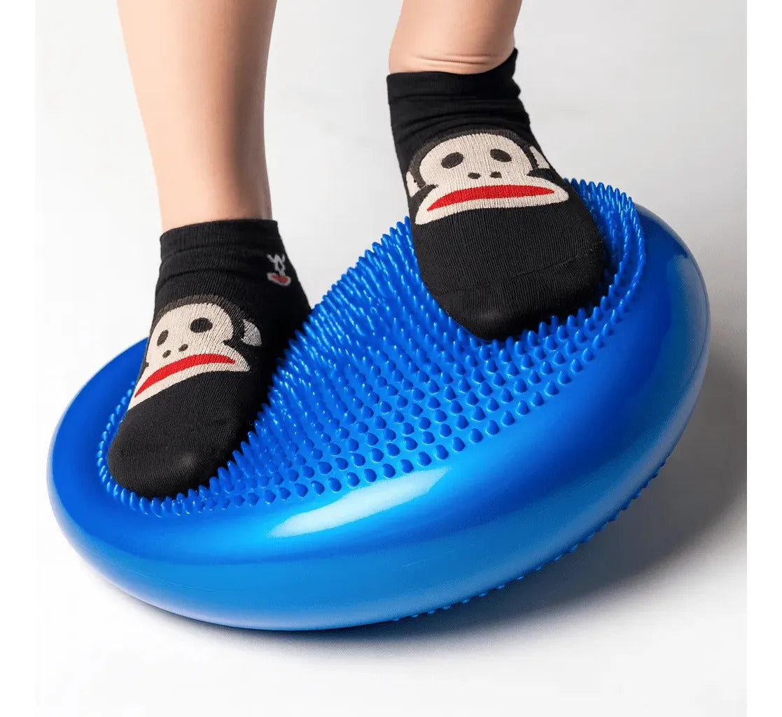 Kit Sensorial Cojin + Mini Bosu + Pelota Erizo, Tea, Tdah