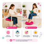 Kit Cojin Sensorial + Set 5 Bandas, Regulacion Autismo Tdah