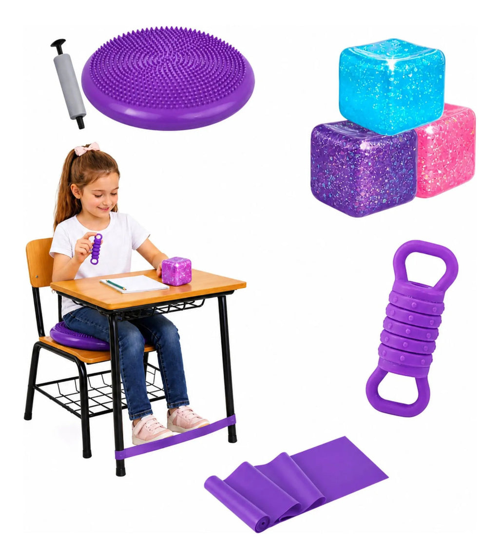 Kit Sensorial Antiestrés, Regulación Autismo, Escuela