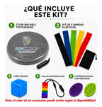 Kit Sensorial, Cojin, Cubo, Mordedor, Regulación Autismo