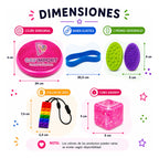 Kit Sensorial, Cojin, Cubo, Mordedor, Regulación Autismo